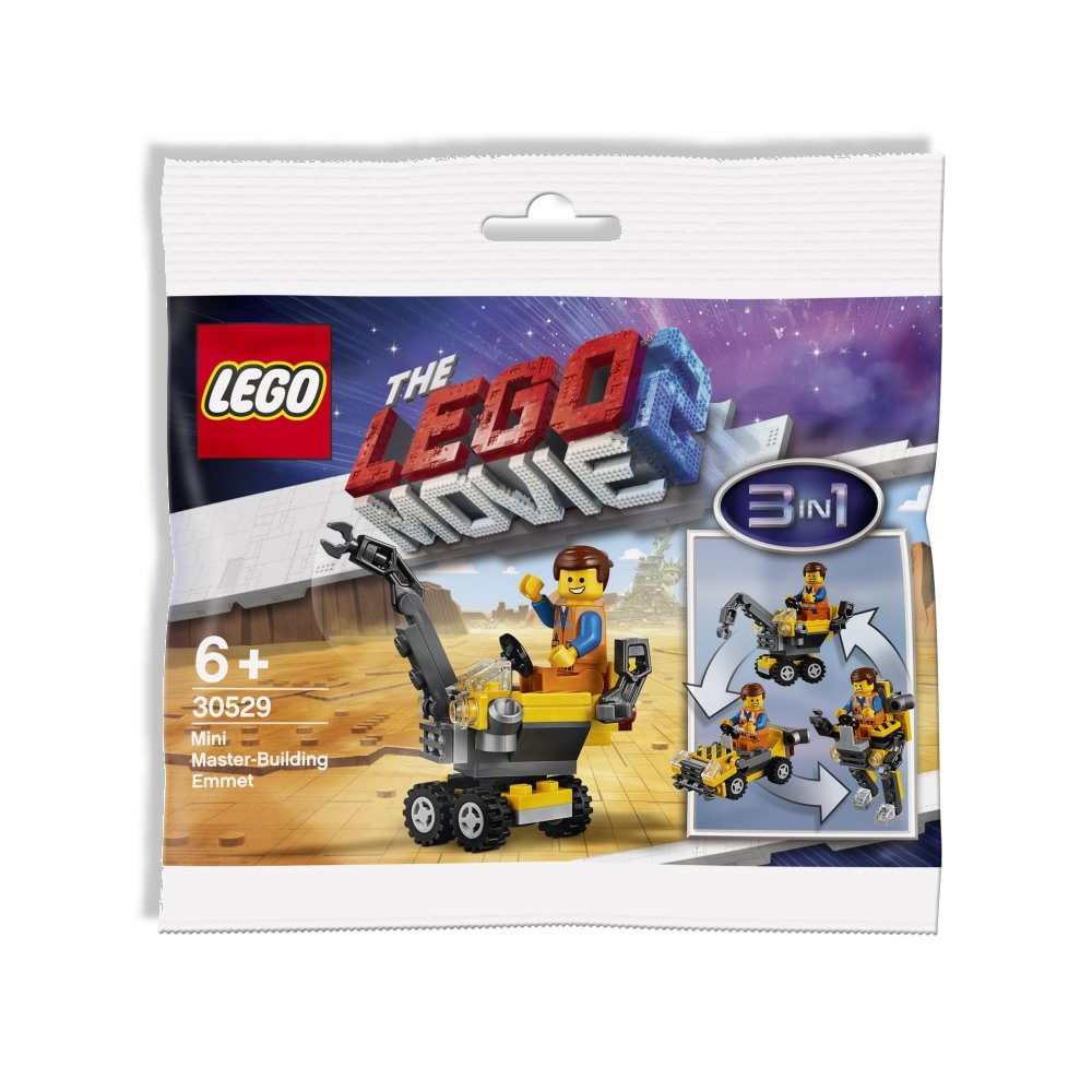 x LEGO 30529 - Mini Baumeister Emmet - LEGO Movie 2