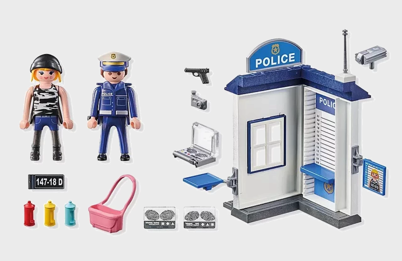 Playmobil 71733 - Starter Pack Polizei Ermittlungszimmer - Action Heroes