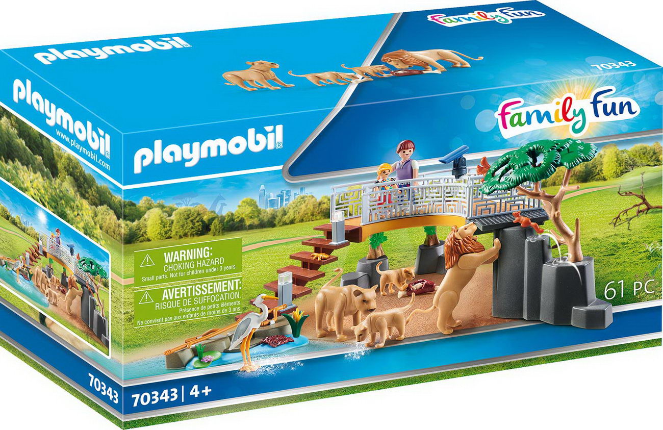 Playmobil 70343 - Löwen im Freigehege - Family Fun