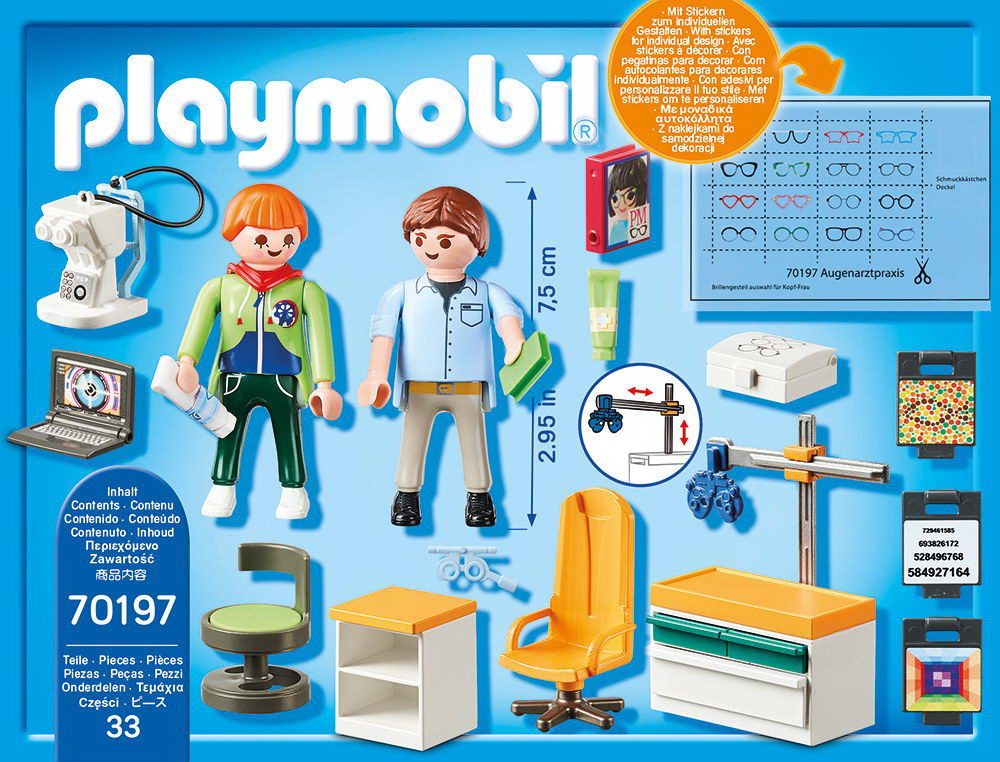 Playmobil 70197 - Beim Facharzt: Augenarzt
