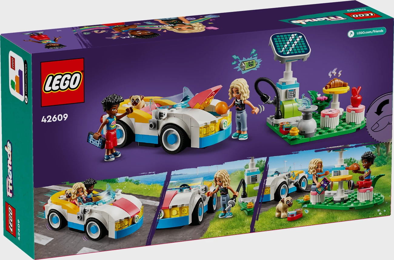 LEGO Friends 42609 - E-Auto mit Ladestation
