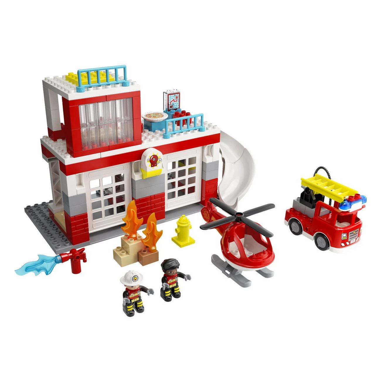 Feuerwehrwache mit Hubschrauber (10970)