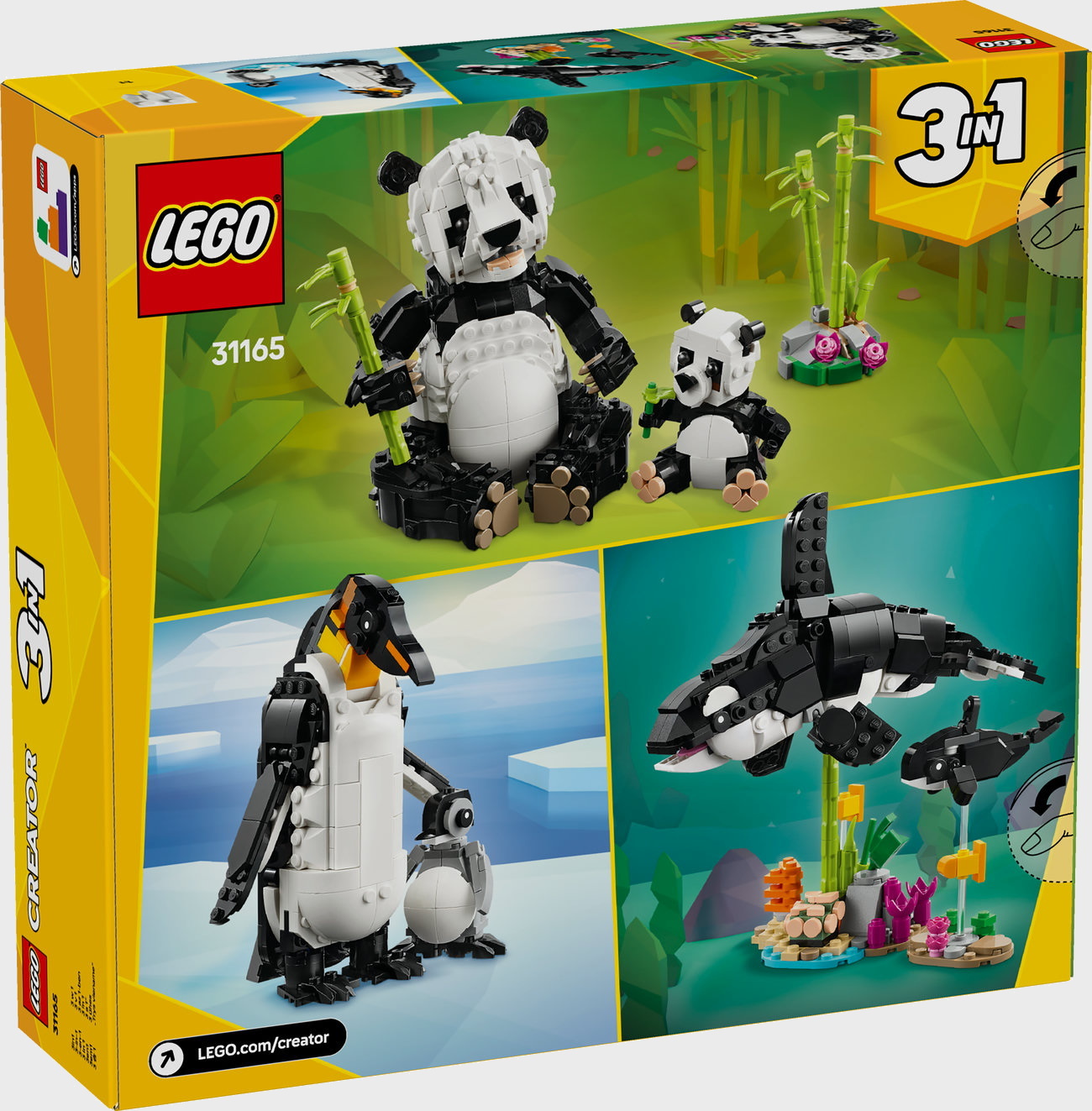 LEGO Creator 31165 - Wilde Tiere Pandafamilie