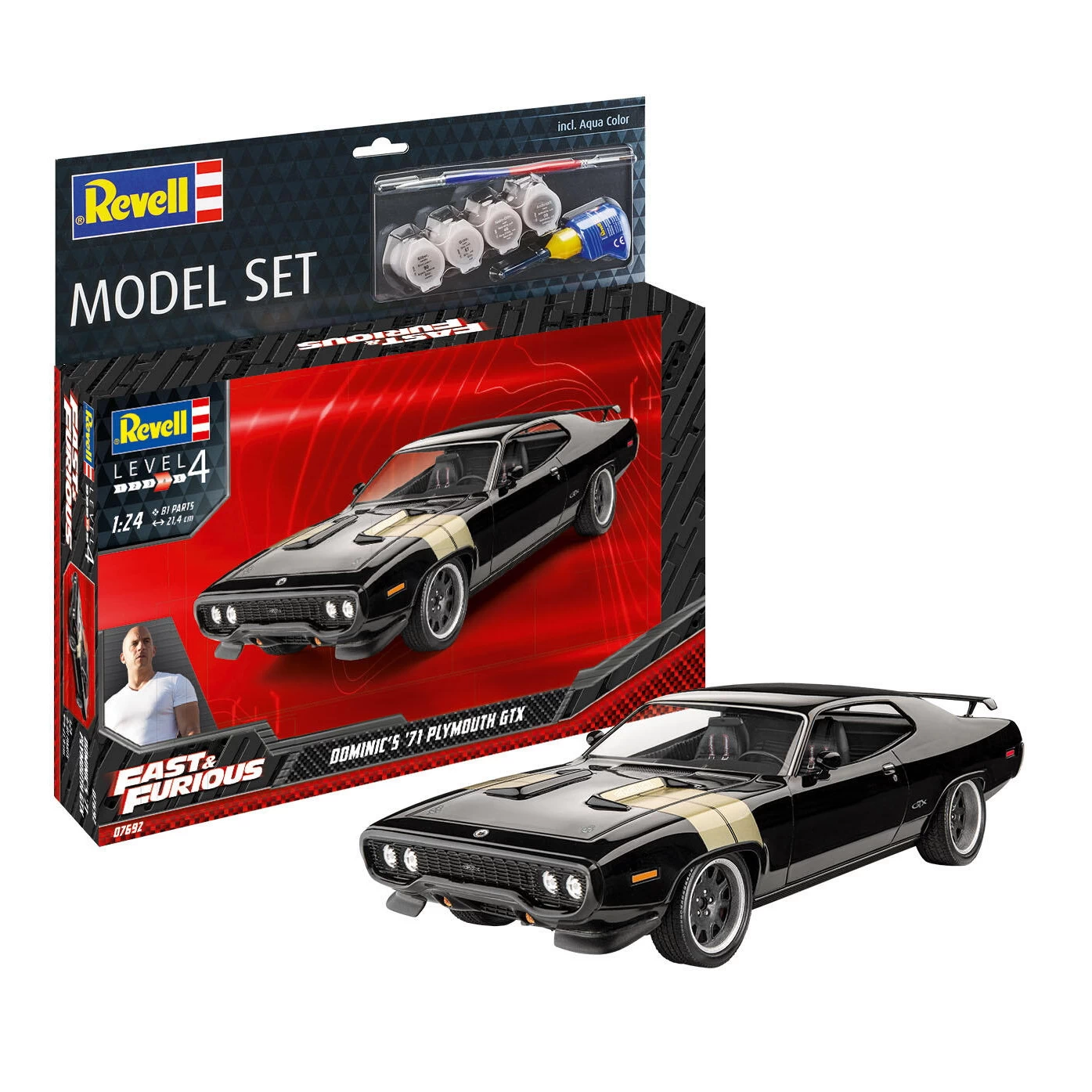 Revell 67692 - Model Set Fast & Furious - Dominics 1971 Plymouth GTX