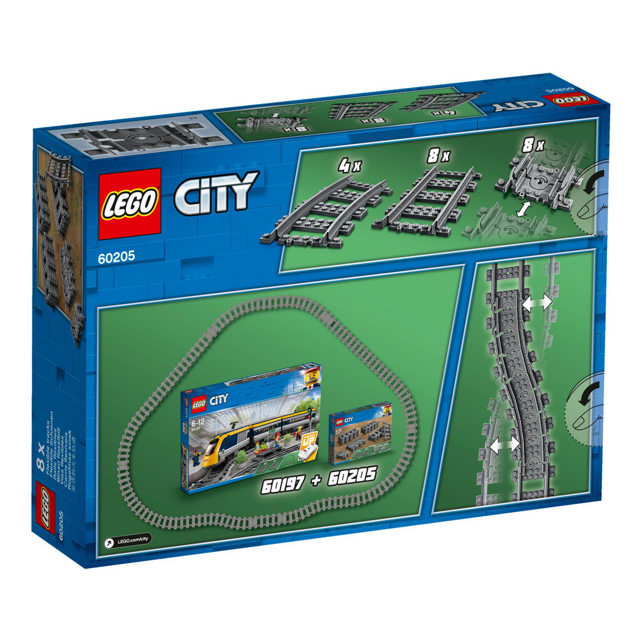 LEGO City 60205 - Eisenbahn Schienen
