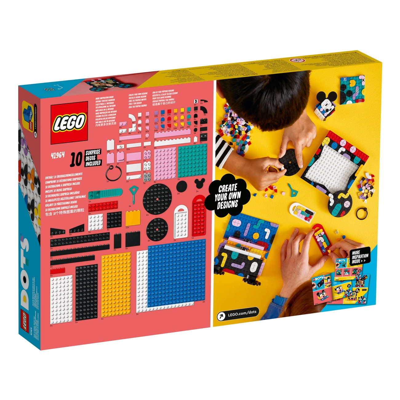 LEGO DOTs 41964 - Micky & Minnie Kreativbox zum Schulanfang