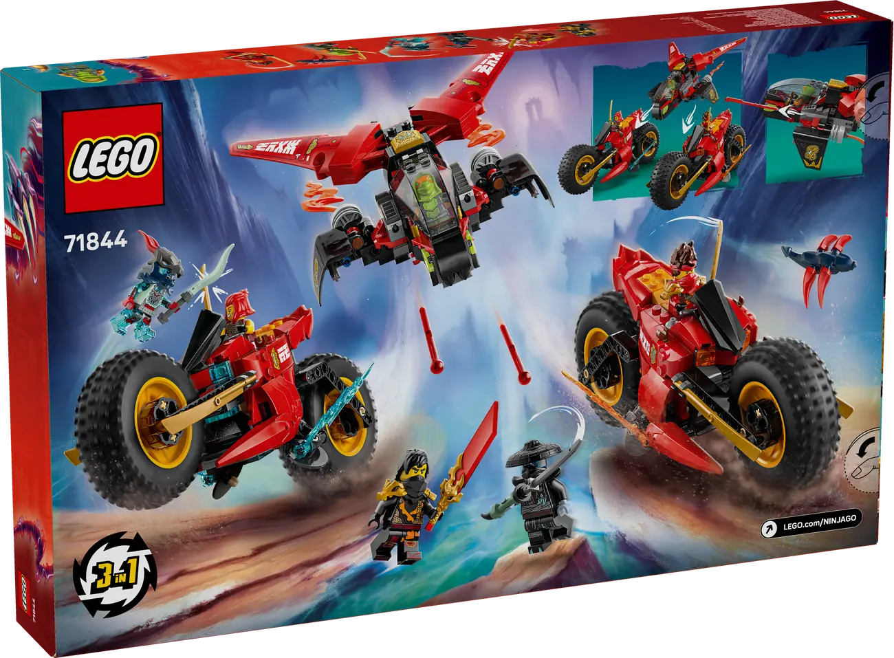 LEGO Ninjago 71844 - Ninja-Actionflitzer