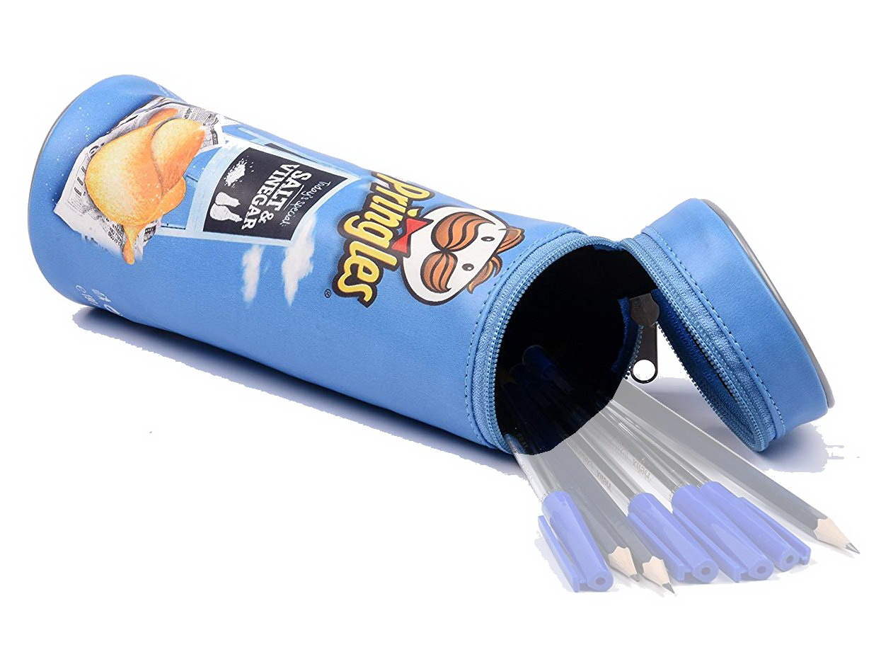 Pringles Federmäppchen blau