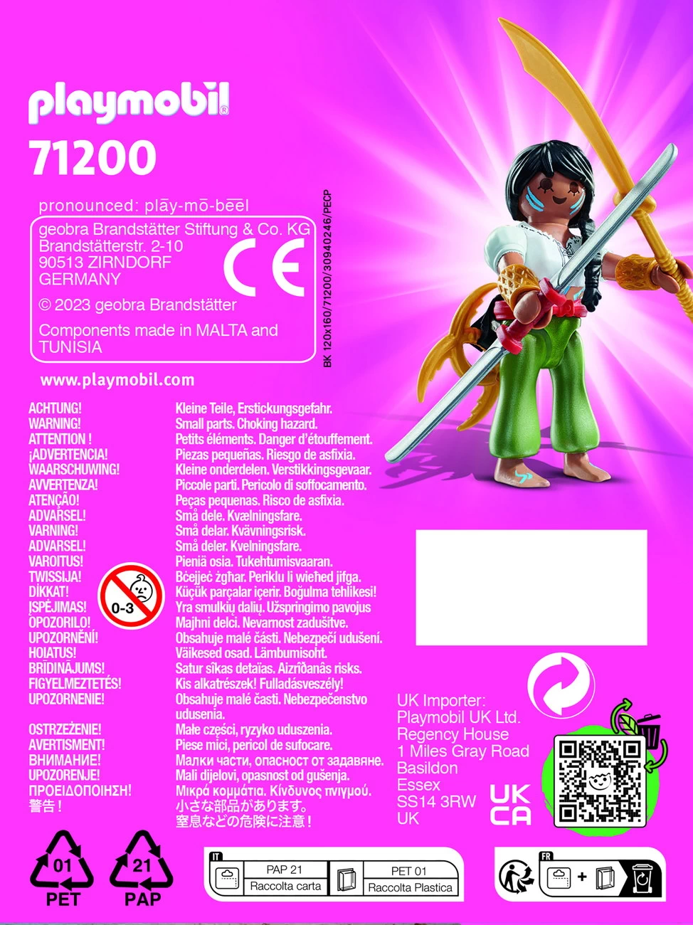 Playmobil 71200 - Kämpferin (PLAYMO-FRIENDS)