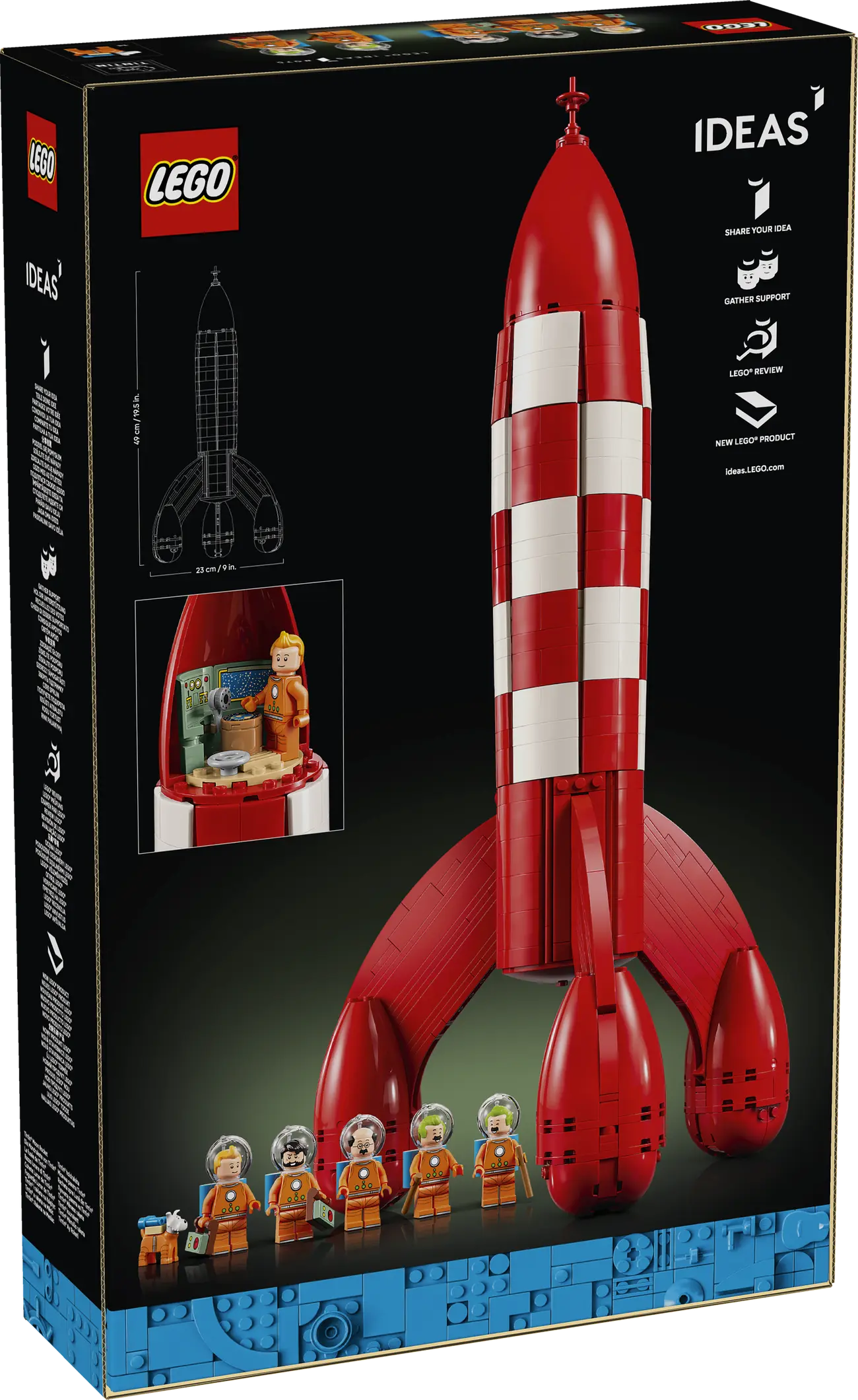 LEGO Mondrakete von Tim und Struppi - LEGO Ideas 2136