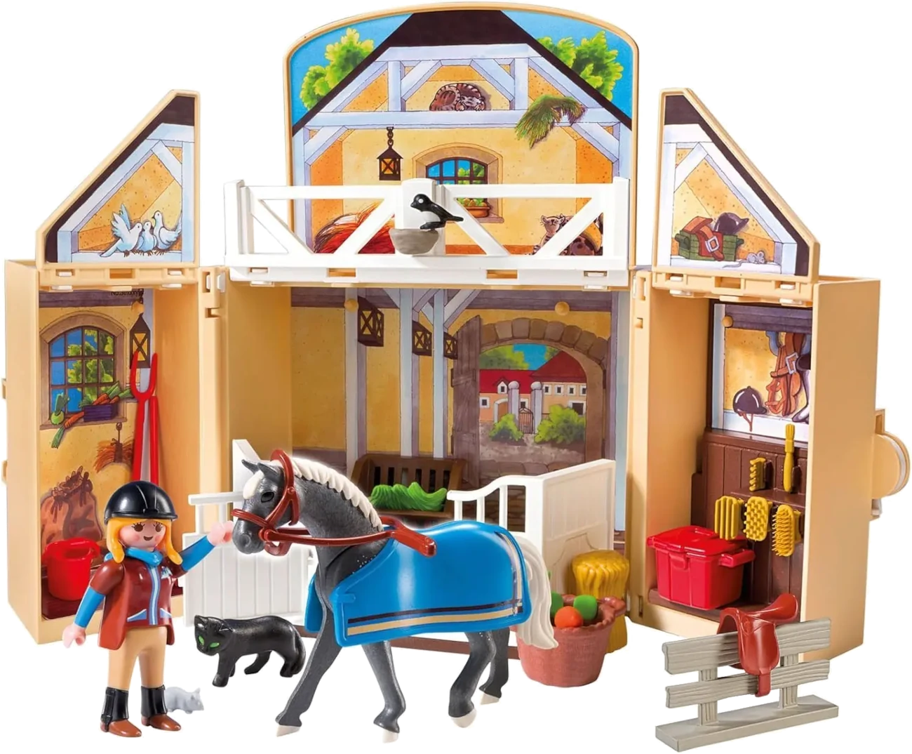 Playmobil 5418 - Aufklapp-Spielbox Reitstall