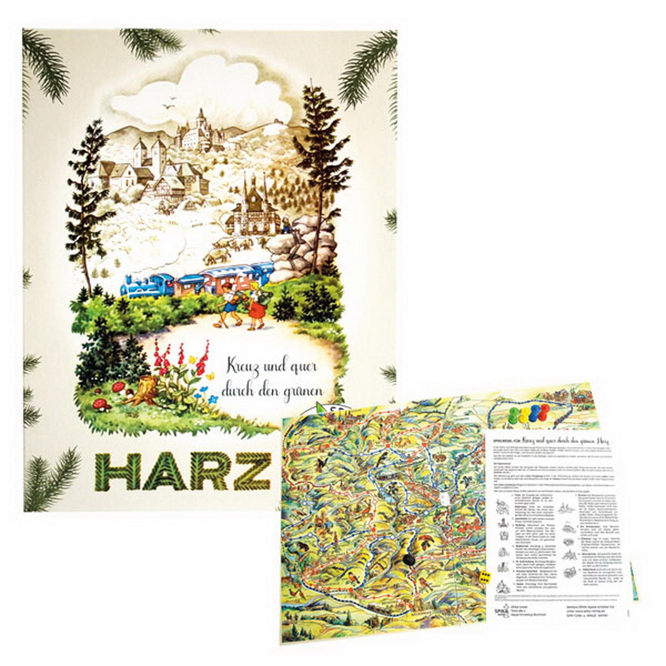 Kreuz und quer durch den Harz - Spika Retrospiel