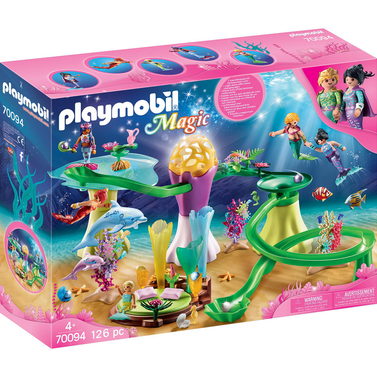 Playmobil 70094 - Korallenpavillon mit Leuchtkuppel (Magic)