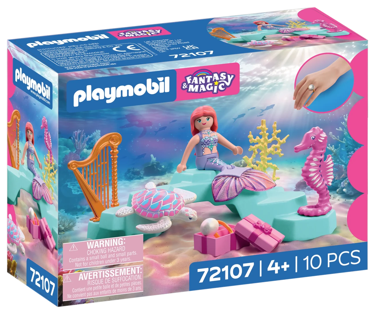 Bild zur Playmobil 72107 - Meerjungfrau mit Geschenk