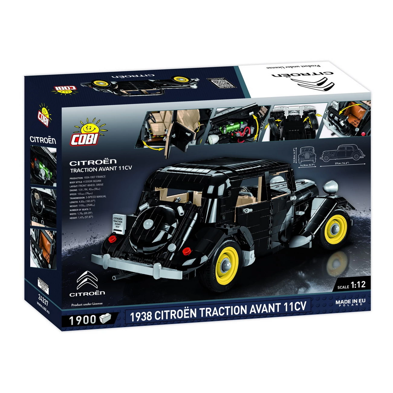 COBI - Citroen Traction Avant 11CV 1938 (24337)