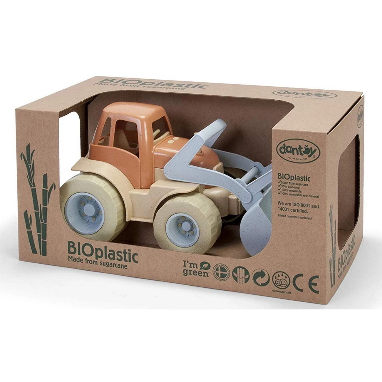 Sucre De Canne Dantoy Bio-Toy Front-Loader Tractor, Eco-Conscious Toys Made From Dinette Enfant Jouet Sucre De Canne Dantoy Bio-Toy Front-Loader Tractor, Eco-Conscious Toys Made From Dinette Enfant Jouet