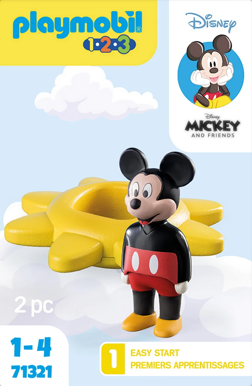 Playmobil 71321 - Mickys Drehsonne mit Rasselfunktion - 1 2 3 u Disney