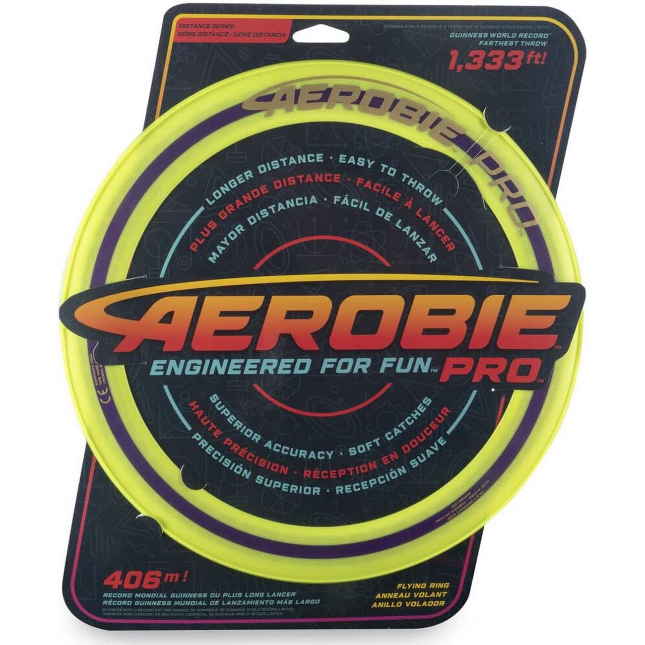 Aerobie Pro Wurfring 33 cm gelbgrün