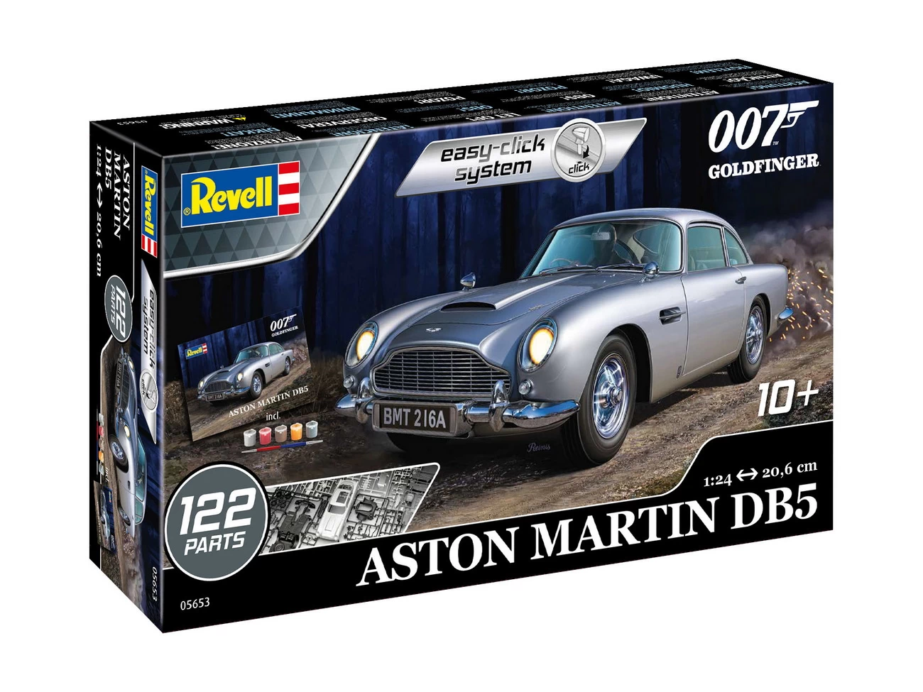Revell 05653 - Geschenkset James Bond Aston MartinDB5 easy-click