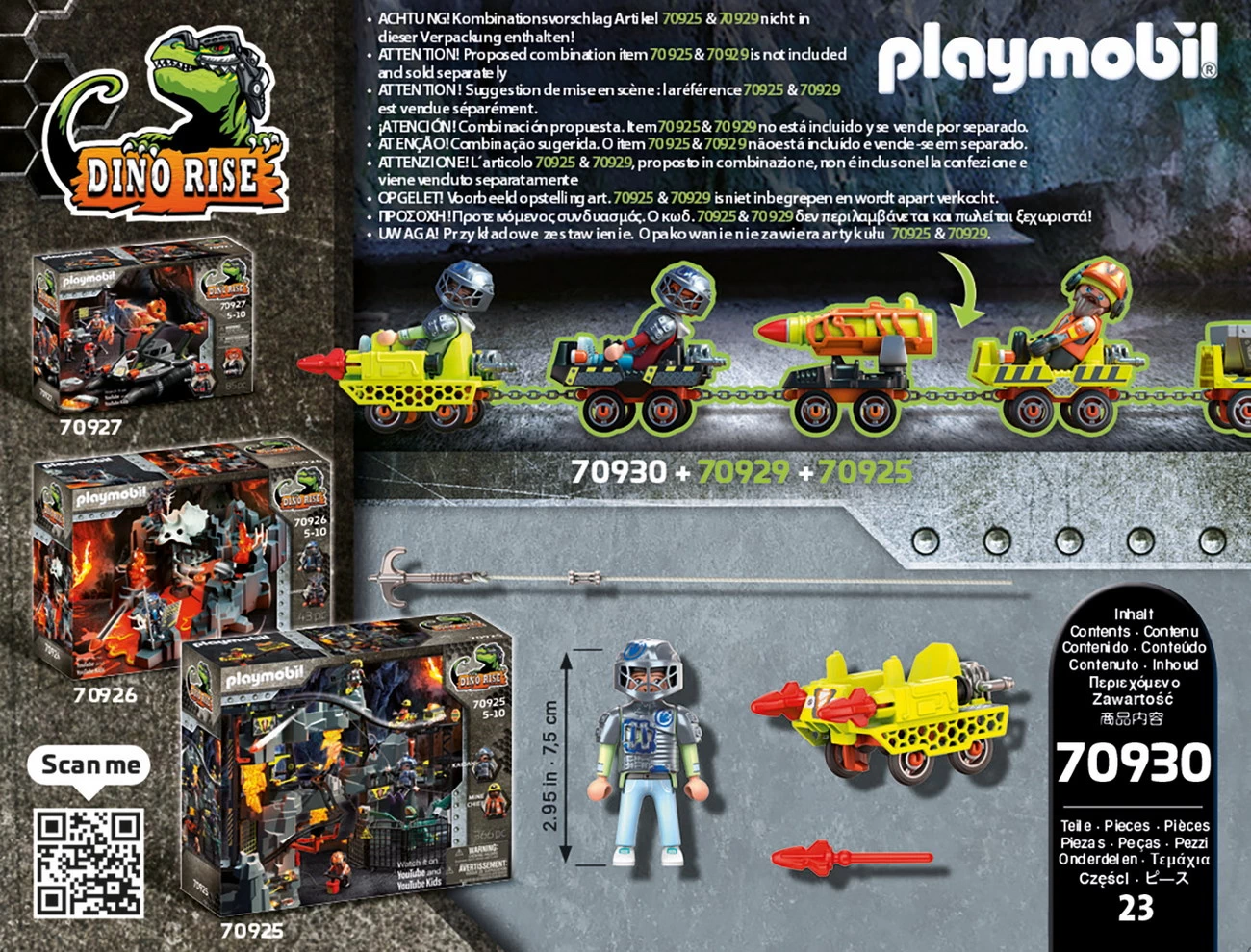 Playmobil 70930 - Minen Cruiser - Dino Rise