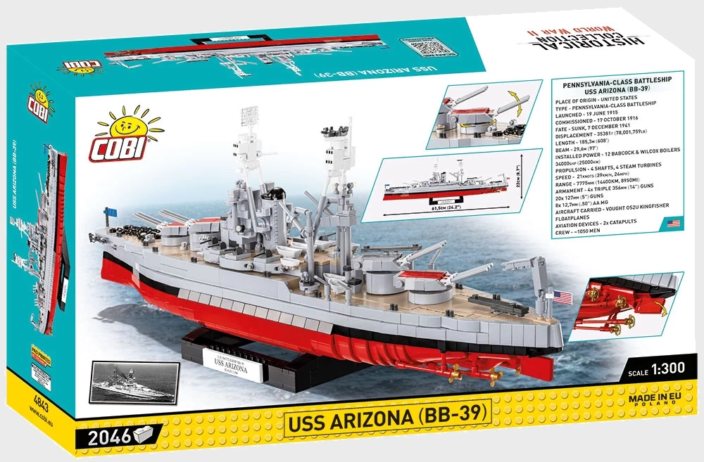 COBI - Schlachtschiff Arizona BB-39 (4843)
