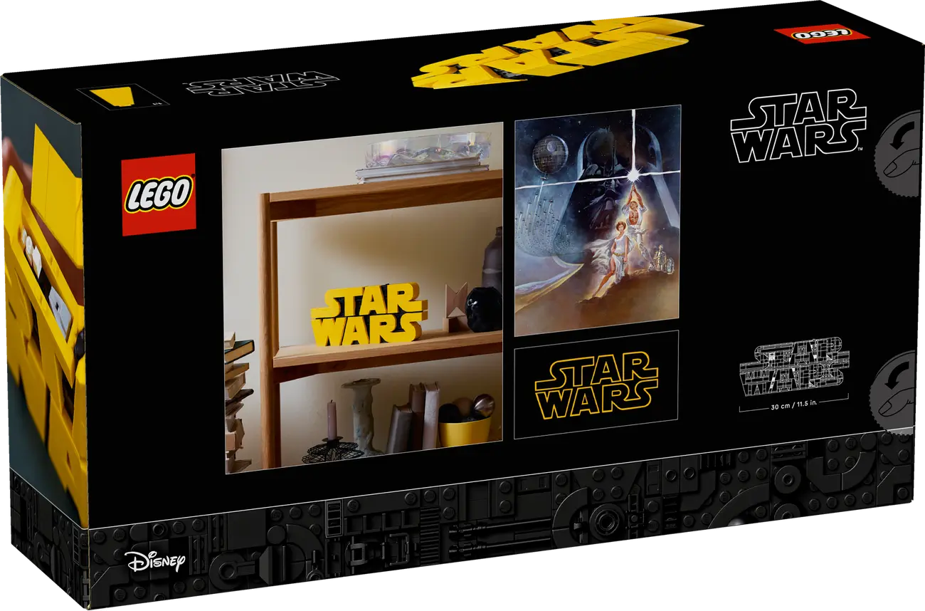LEGO Star Wars 75407 - Star Wars Logo aus LEGO Steinen