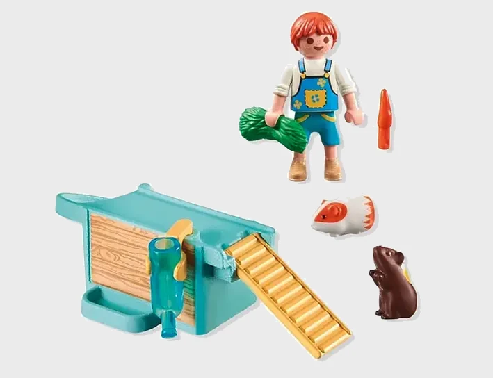 Playmobil 71746 - Junge mit Meerschweinchen - My Life