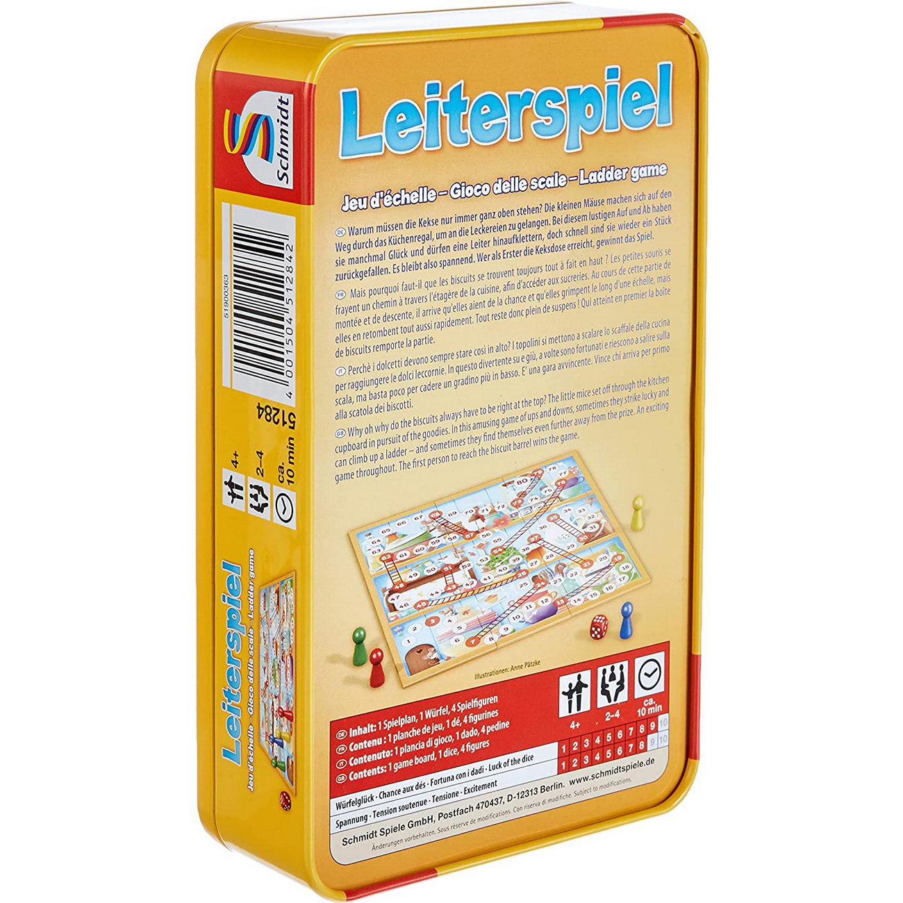Schmidt Spiele 'Lachen, Lachen' Für Kinder – Reisespiel In Metalldose, 2700 Frage-Antwort-Kombinationen