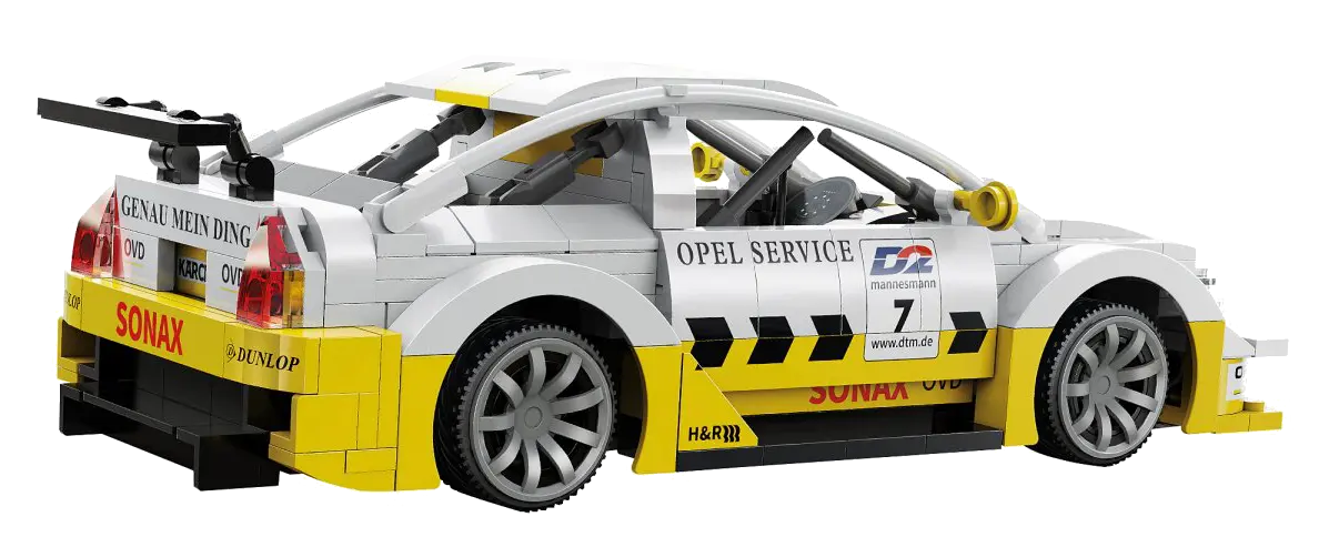 CaDA Opel Astra V8 Coupe 1:20 weiß - GHz Bricks
