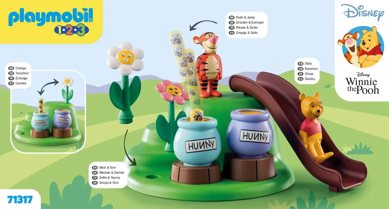 Playmobil 71317 - Winnies und Tiggers Bienengarten - 1 2 3 u Disney