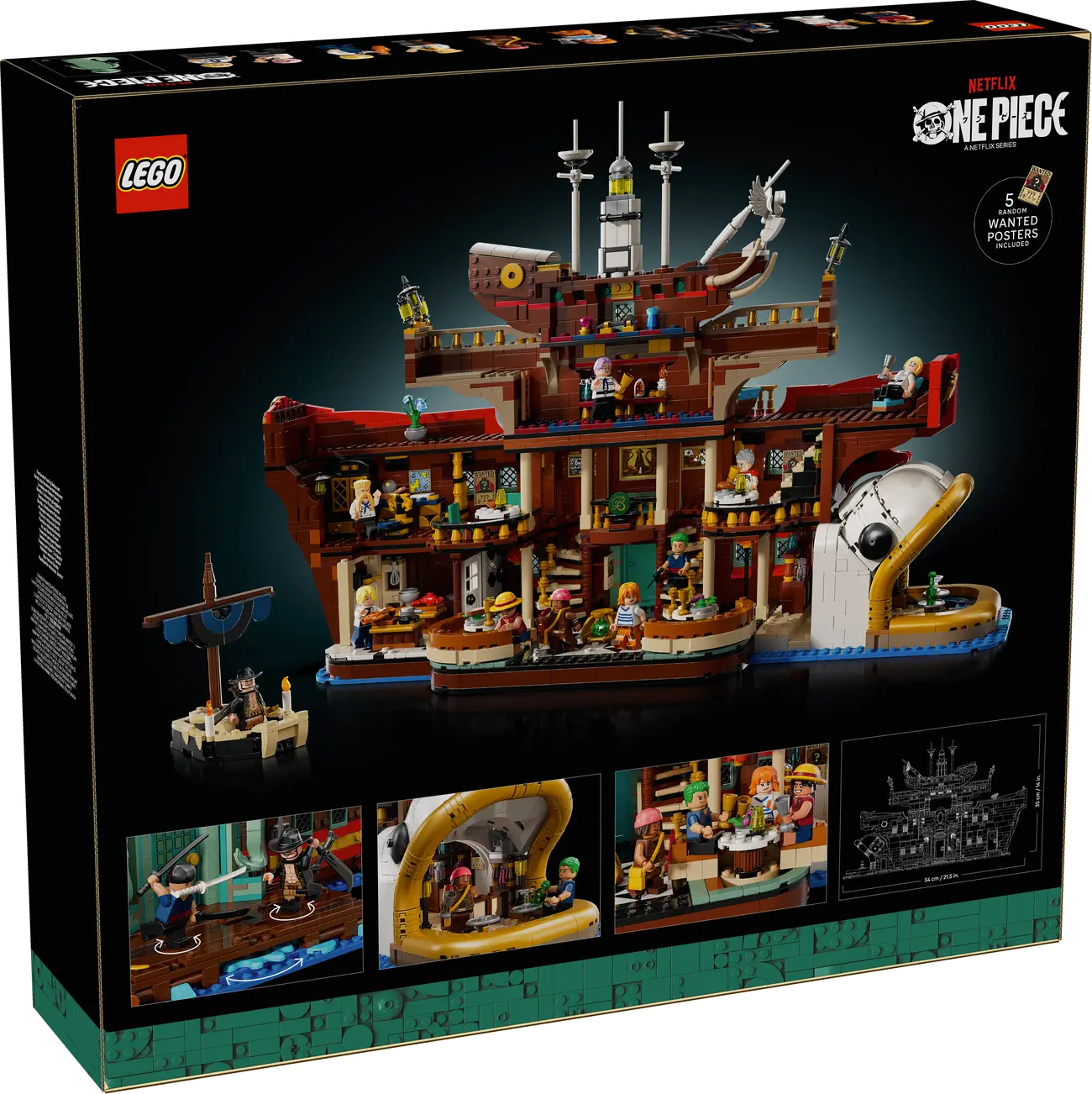 LEGO ONE PIECE 75640 - Baratie das Schwimmende Restaurant