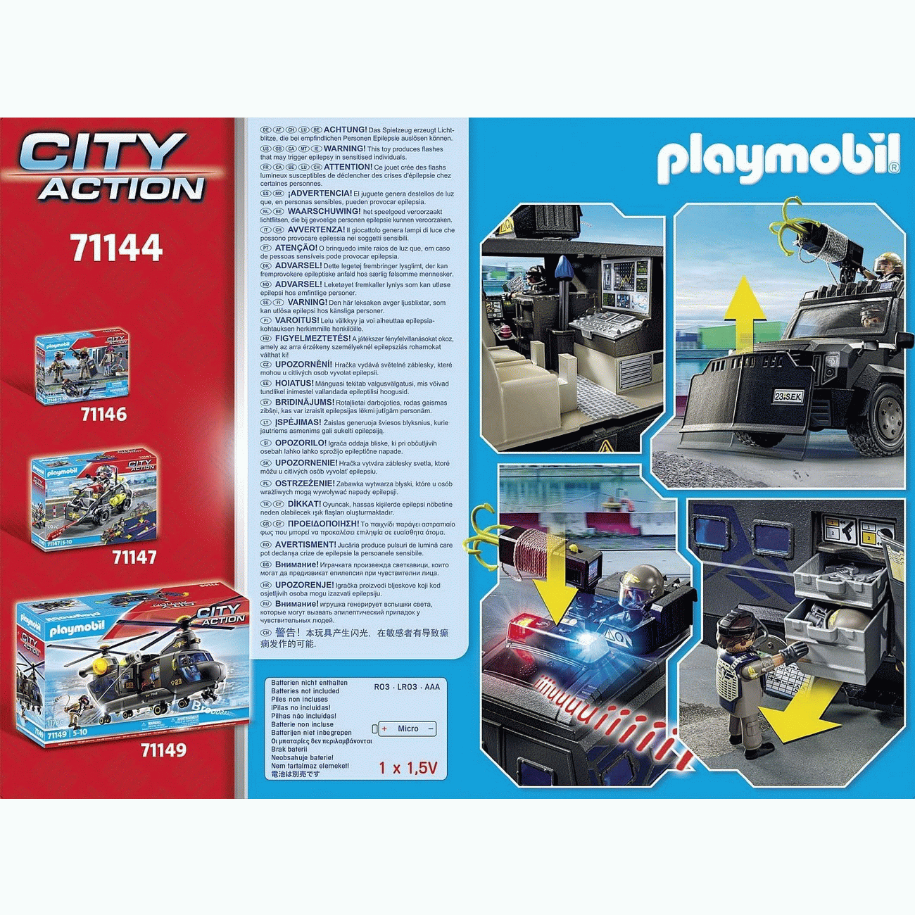 Playmobil 71144 - SWAT Geländefahrzeug (City Action)