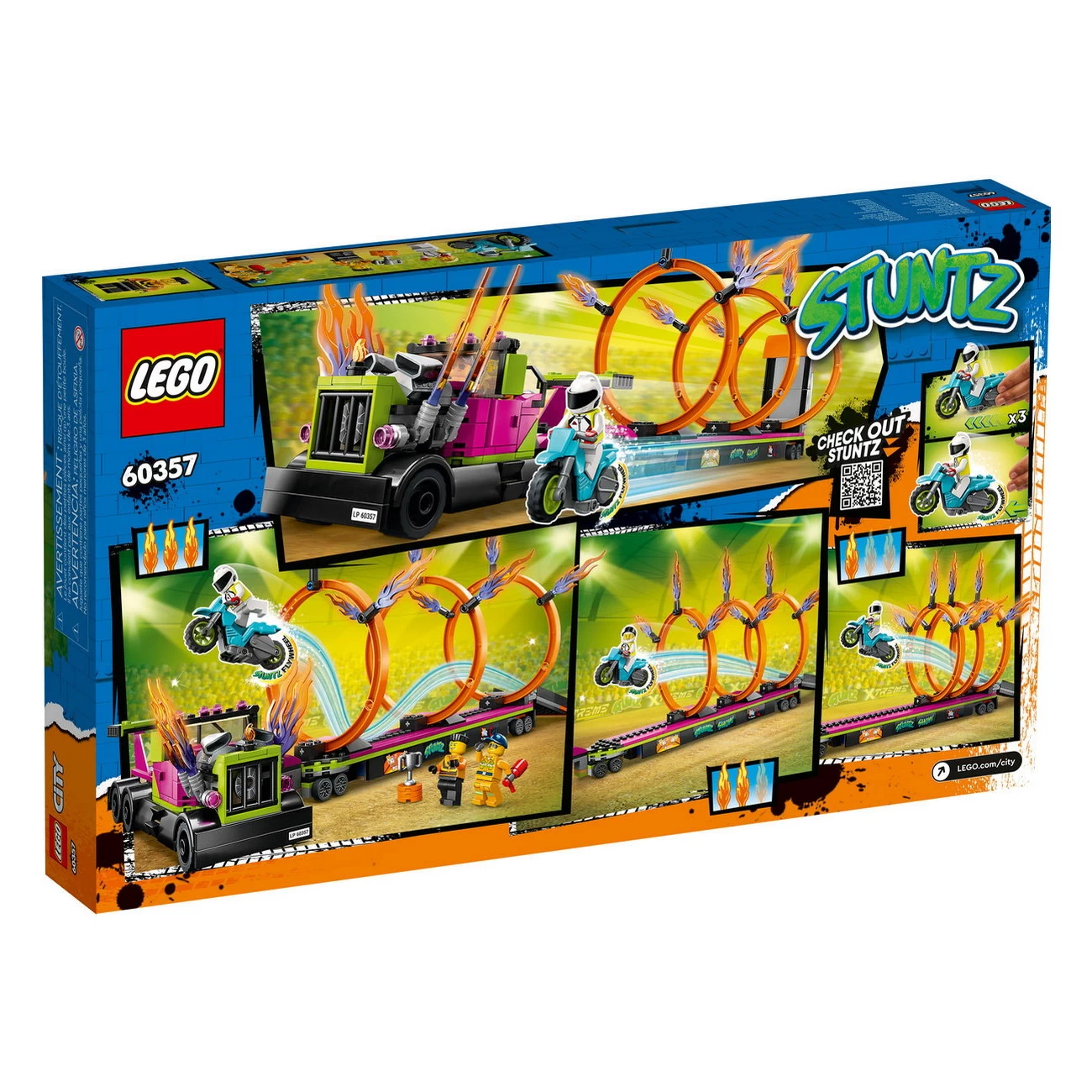 LEGO City 60357 - Stunttruck mit Feuerreifen-Challenge