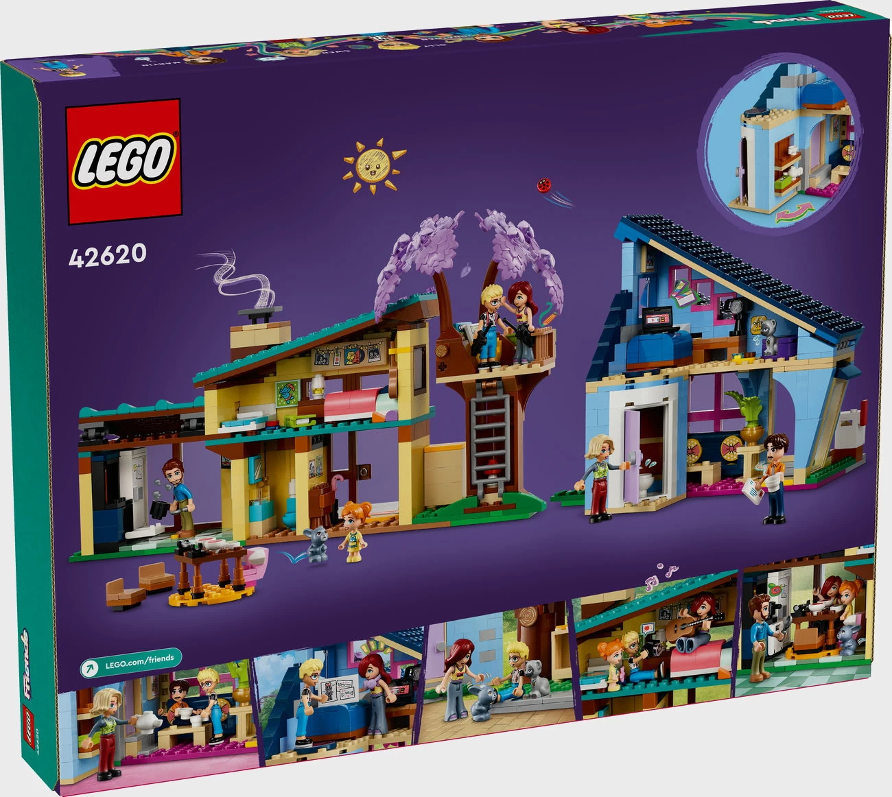 LEGO Friends 42620 - Ollys und Paisleys Familienhaus