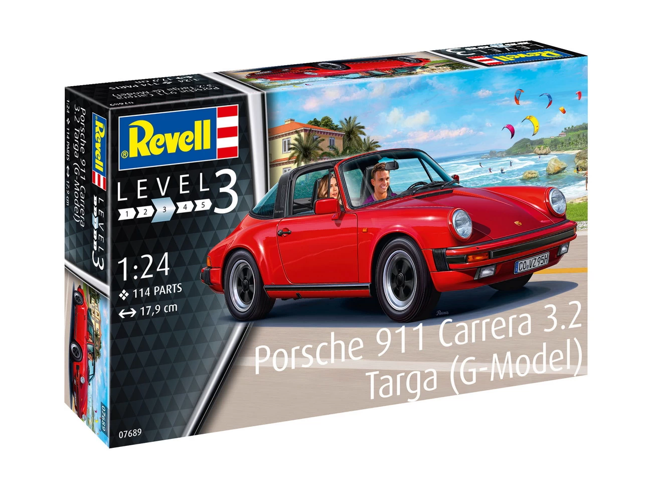 Revell 07689 - Porsche 911 Carrera 3.2 Targa G-Model - Auto Modell
