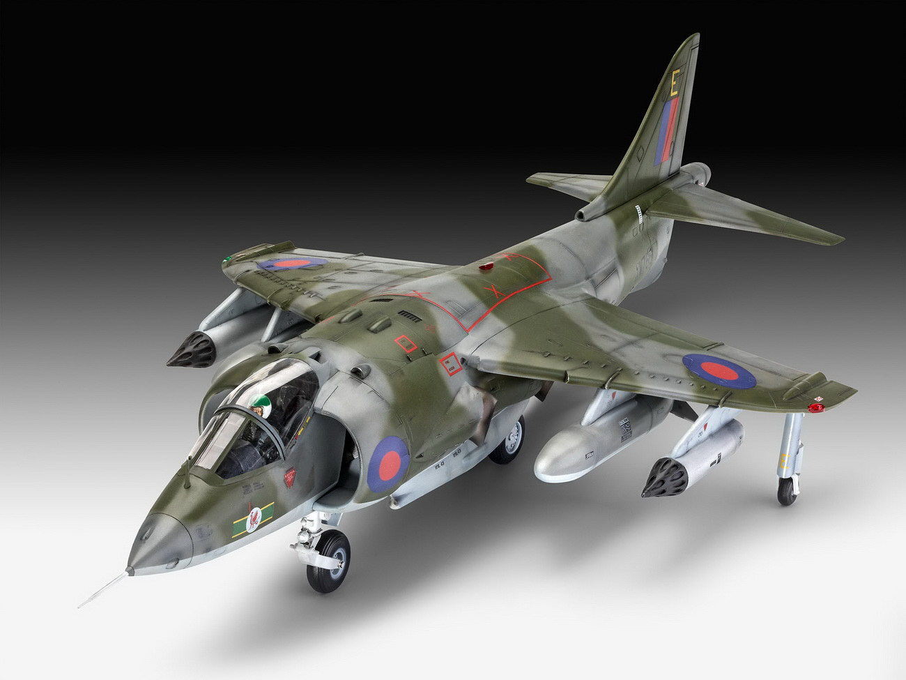 Revell 05690 - BAe Harrier GR 1 - Senkrechtstarter Modellset