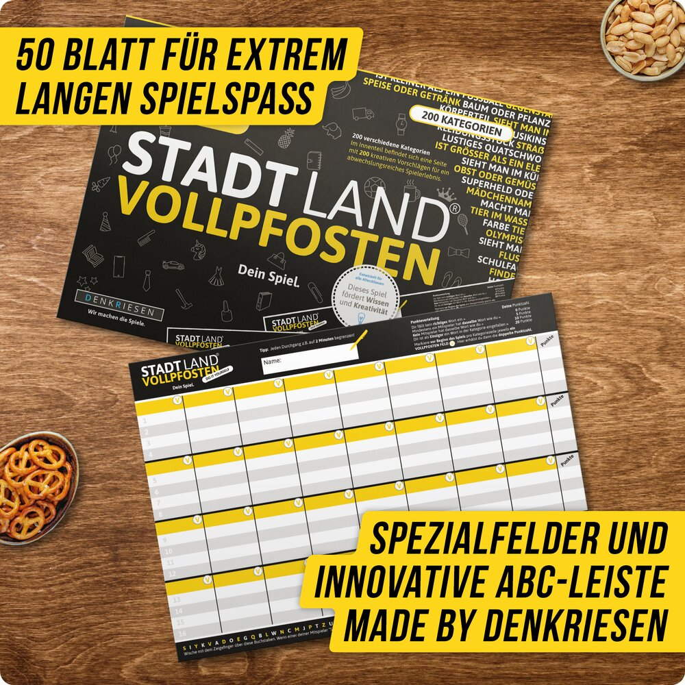 Do it yourself - STADT LAND VOLLPFOSTEN - Do it yourself DIY Edition (DENKRIESEN)