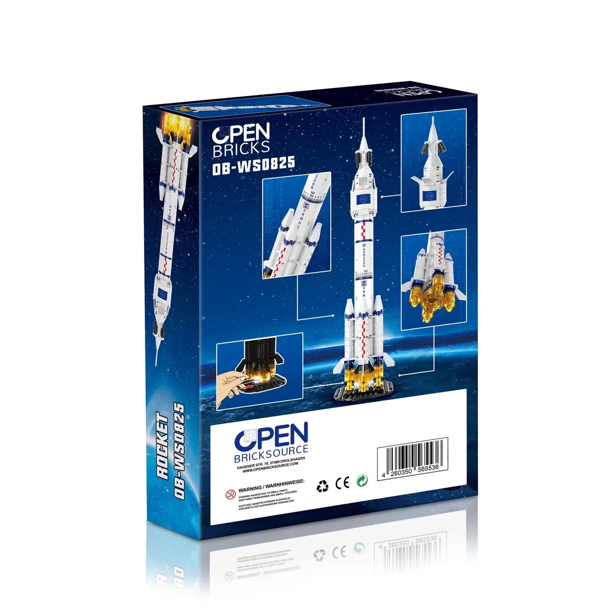 OPEN BRICKS Rocket - Rakete