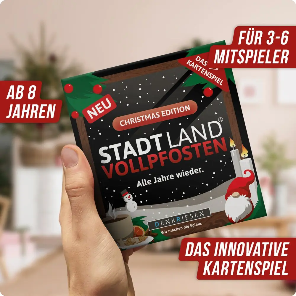 Christmas Kartenspiel - STADT LAND VOLLPFOSTEN (DENKRIESEN)