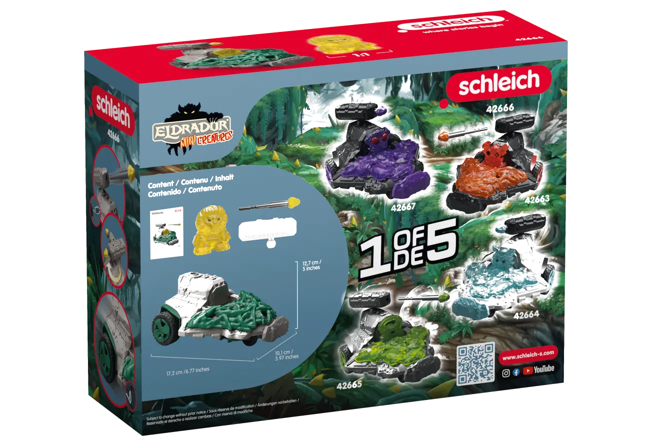 Dschungel Düsenjet Fahrzeug mit Mini Creature - schleich (42666) ELDRADOR