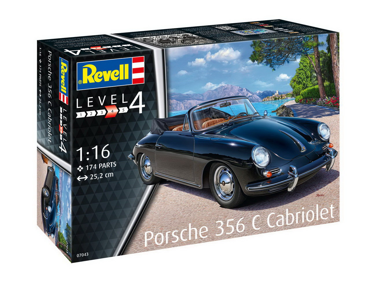 Revell 07043 - Porsche 356 Cabriolet - Auto Modell