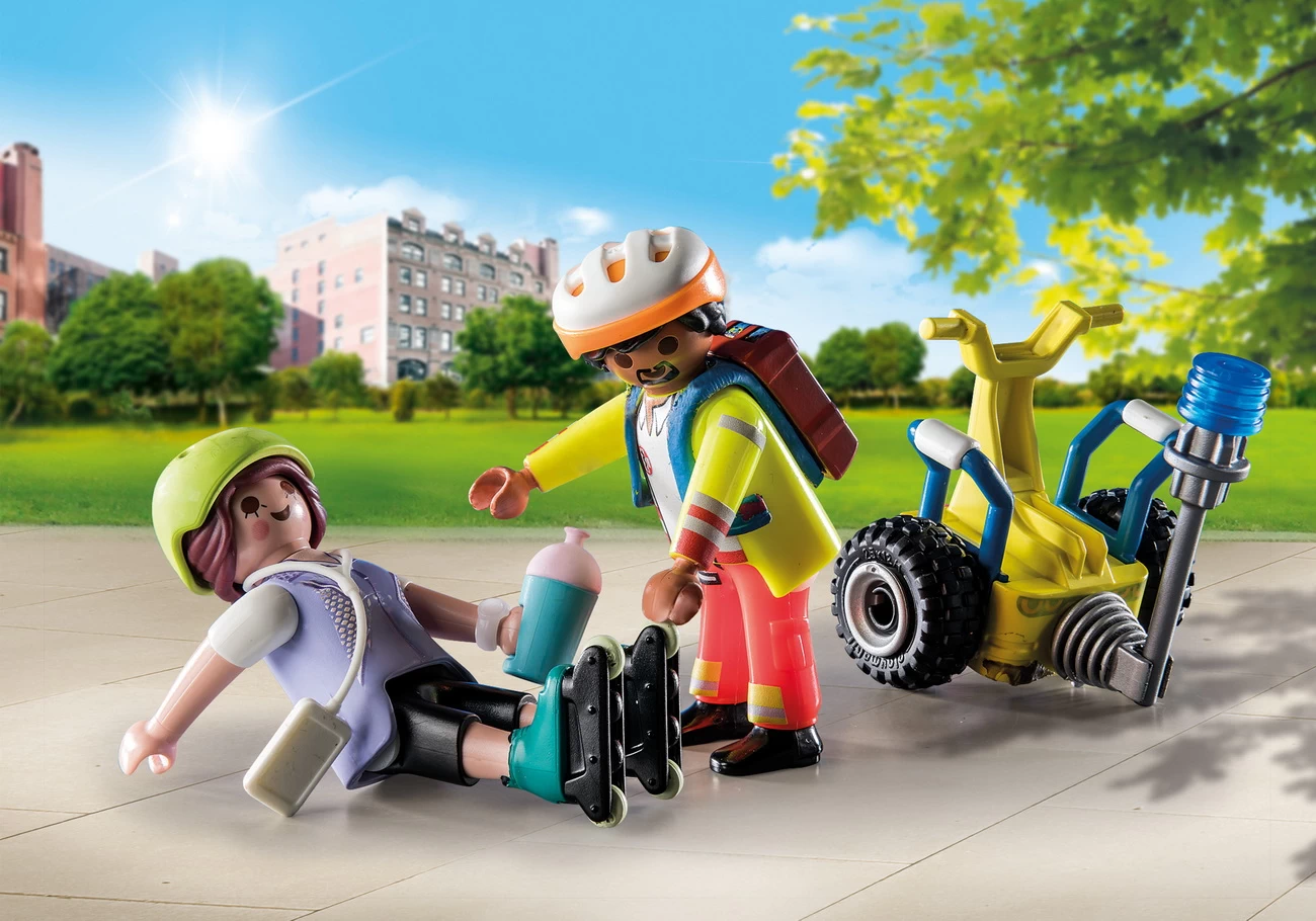 Playmobil 71257 - Starter Pack Rettung mit Balance Racer - City Life