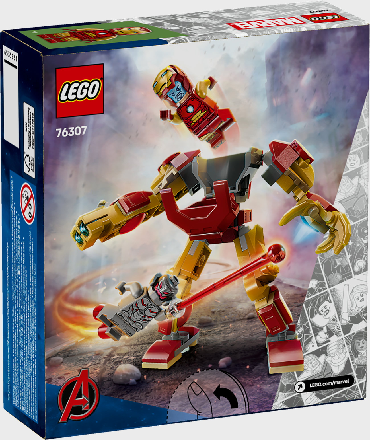 LEGO MARVEL 76307 - Iron Man Mech Mech vs Ultron