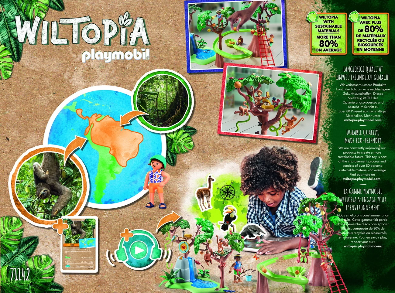Playmobil 71142 - Tropischer Dschungel Spielplatz- WILTOPIA