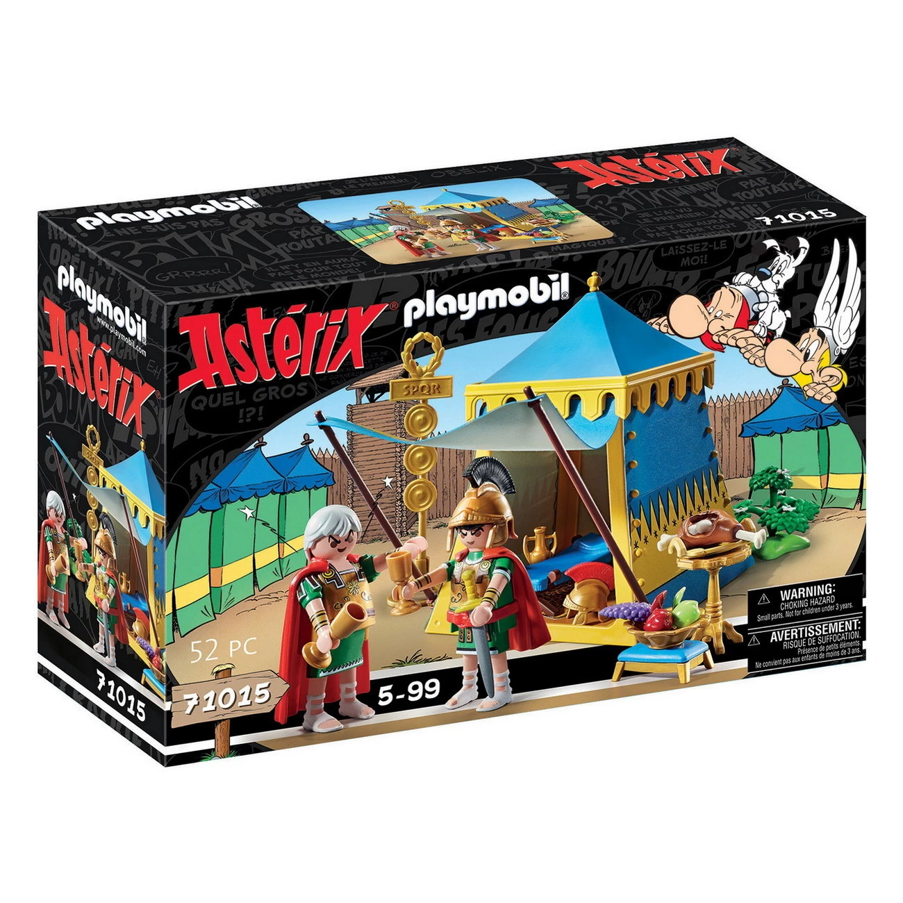 Playmobil 71015 - Asterix: Anführerzelt mit Generälen