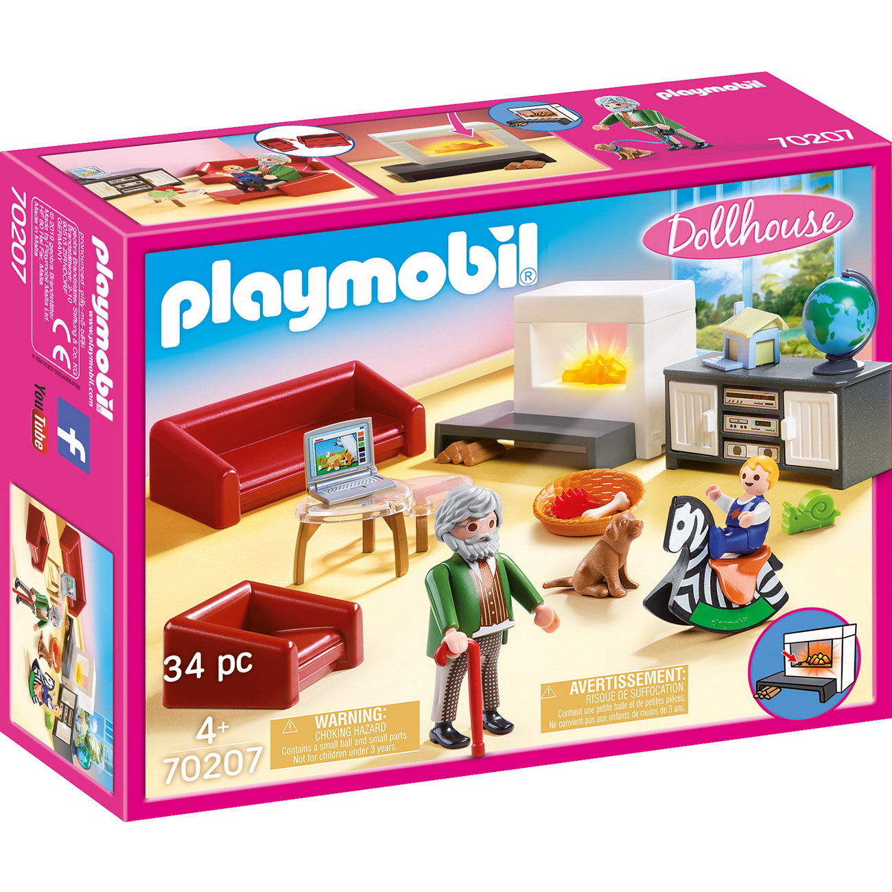 Playmobil 70207 - Gemütliches Wohnzimmer (Dollhouse)