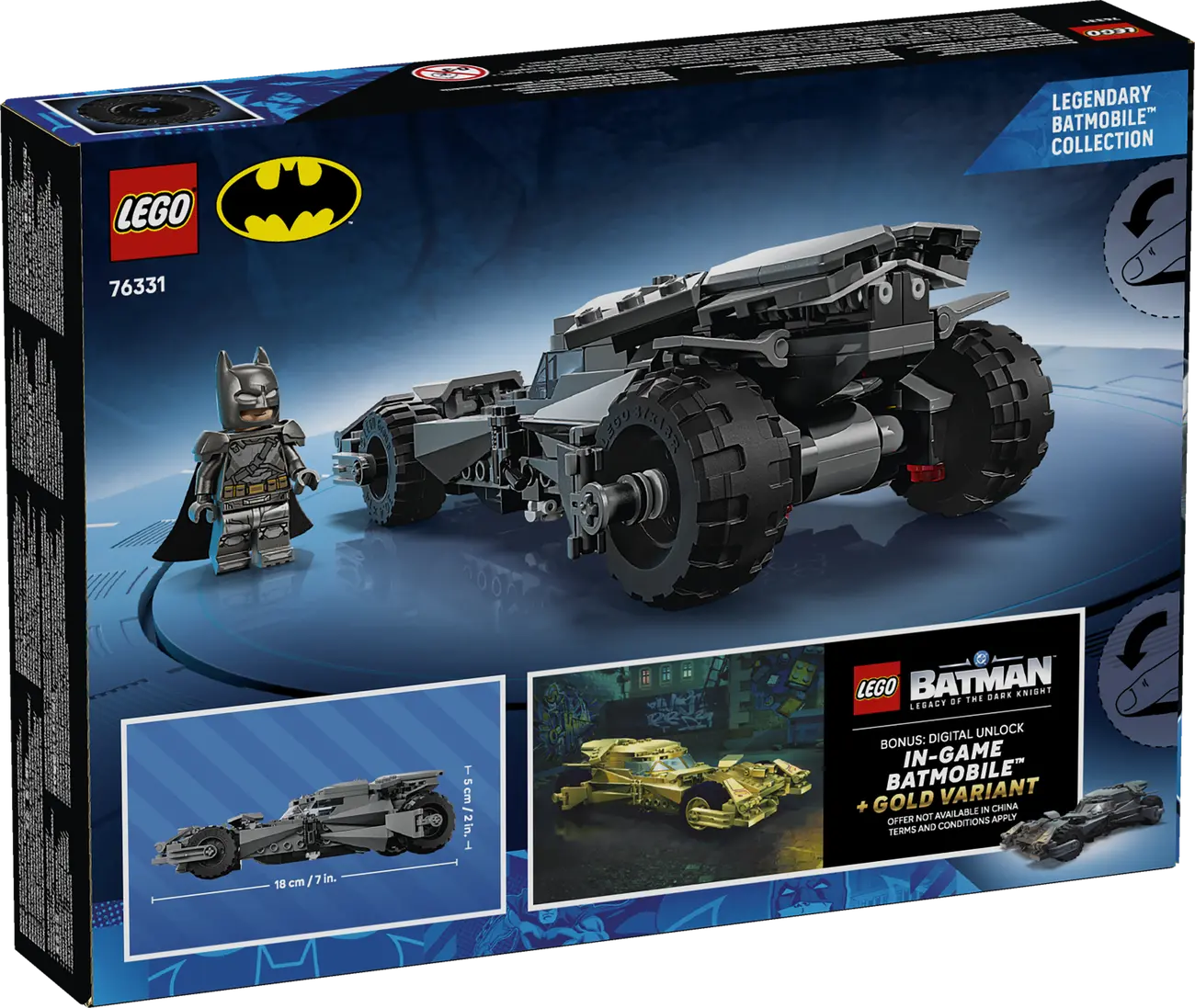 LEGO DC - Batman vs. Superman: Batmobil (76331)
