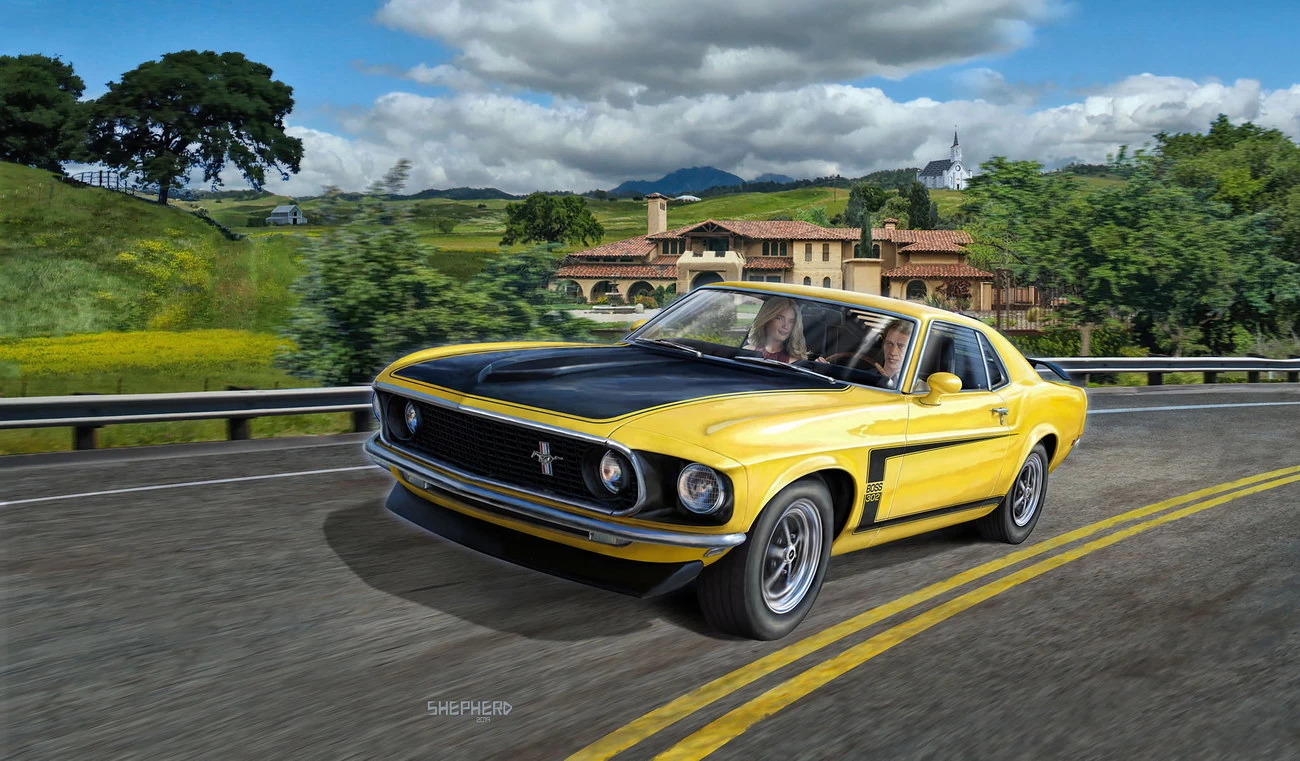 1969 Boss 302 Mustang (07025)