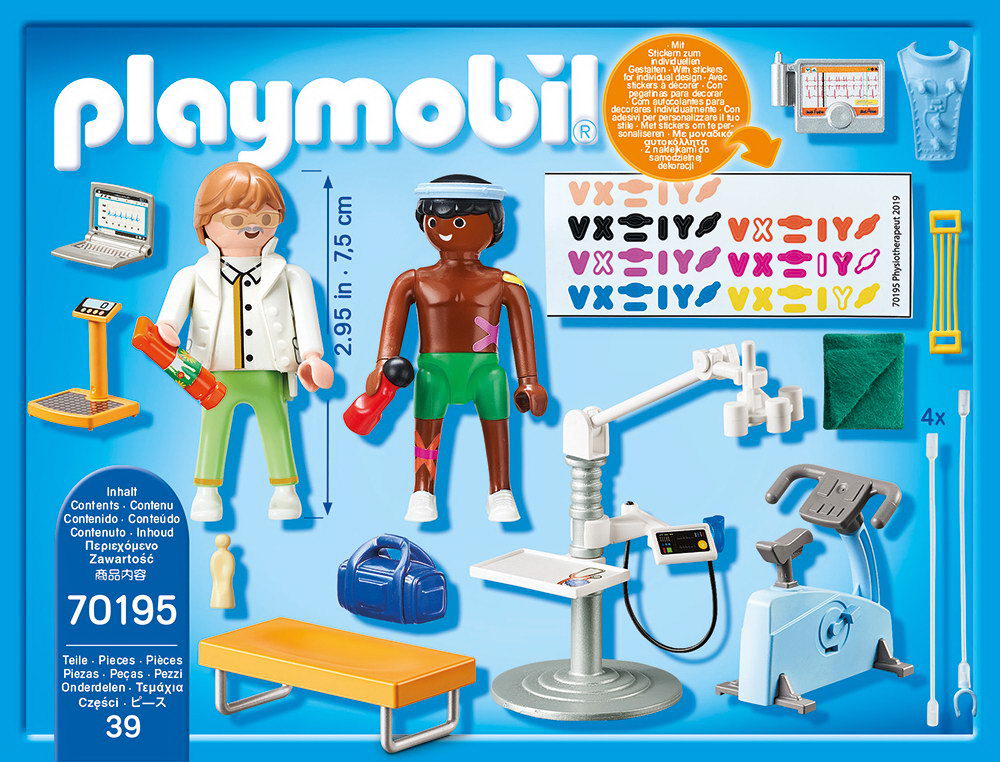 Playmobil 70195 - Beim Facharzt: Physiotherapeut