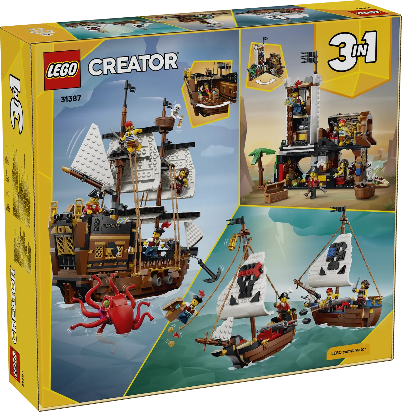 Bild zu LEGO Creator Piratenschiff - 31387
